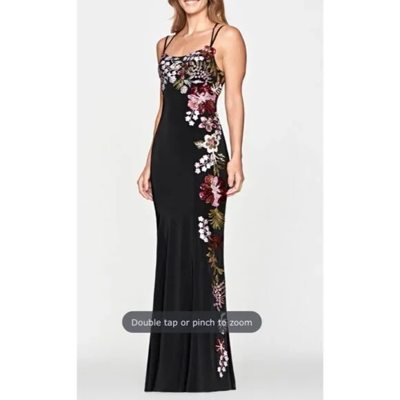 Faviana Formal Evening Gown 6 Sequin Beaded Prom Gala Wedding 10608 NEW $523